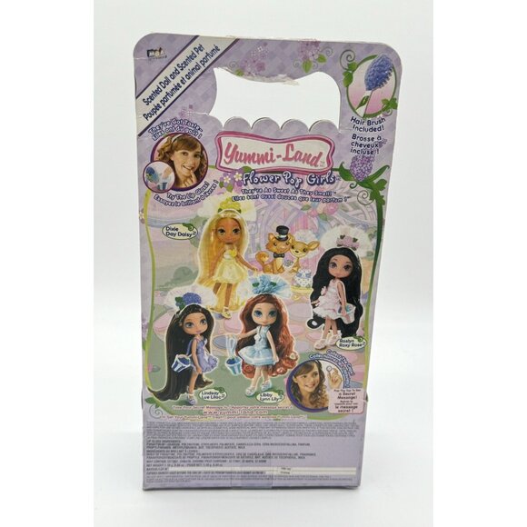 Yummi Land Flower Pop Girls MGA Entertainment Lindsay Lue Lilac Toy Hobby Doll - Picture 7 of 7